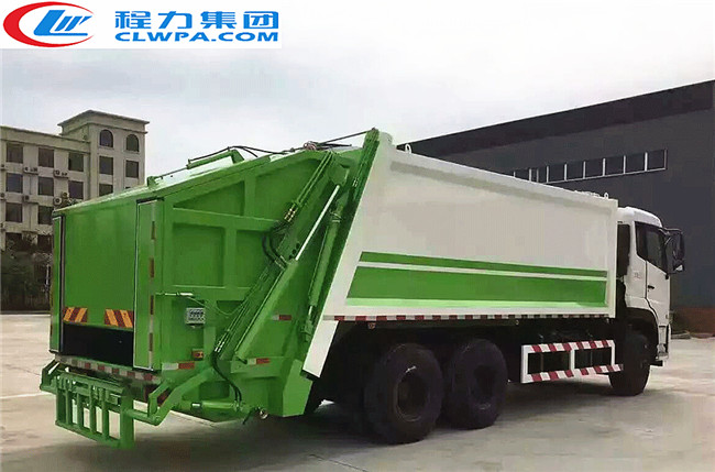 國(guó)五東風(fēng)天龍后雙橋壓縮式垃圾車